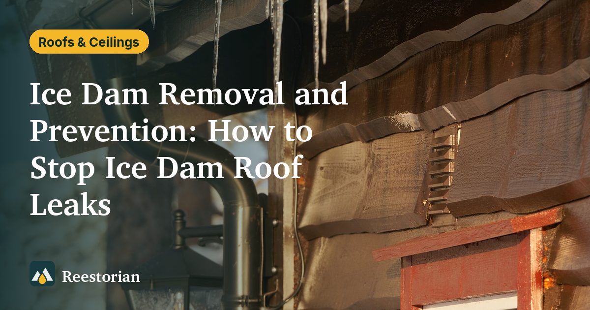 Icicles hanging from a roof gutter, illustrating ice dam removal and prevention
